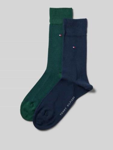 Tommy Hilfiger Socken mit Label-Detail im 2er-Pack in Gruen, Größe 39-...