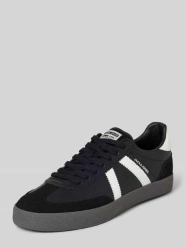 Jack & Jones Sneaker mit Label-Print Modell 'MAMBO' in Black, Größe 42