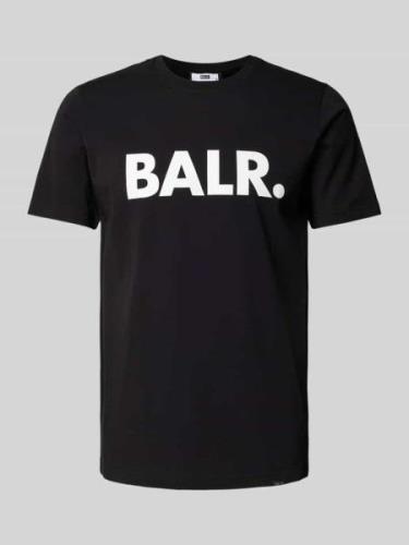 Balr. T-Shirt mit Label-Print in Black, Größe L