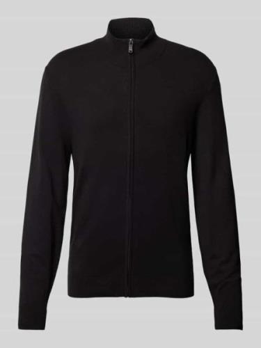 MCNEAL Strickjacke mit Stehkragen in Black, Größe S