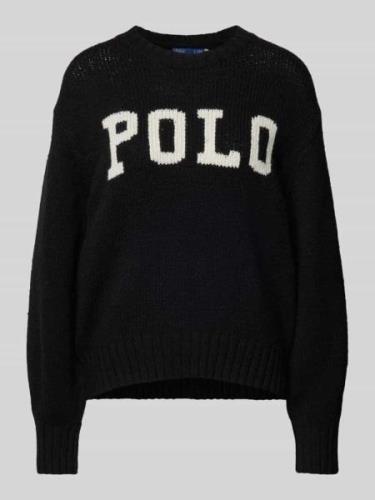 POLO RALPH LAUREN Strickpullover mit Rundhalsausschnitt in Black, Größ...