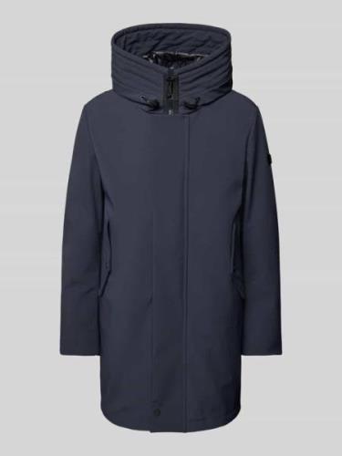 Peuterey Parka mit Kapuze Modell 'Kasa' in Marine, Größe M