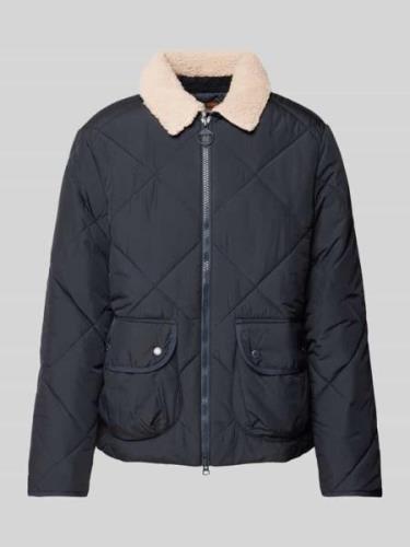 Barbour Steppjacke mit Umlegekragen Modell 'ANGLER' in Marine, Größe X...