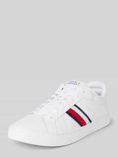 Tommy Hilfiger Ledersneaker mit Kontraststreifen Modell 'ICON COURT' i...