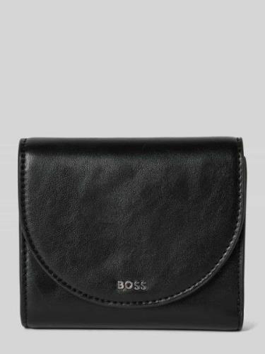 BOSS Portemonnaie mit Label-Applikation Modell 'Liriel' in Black, Größ...