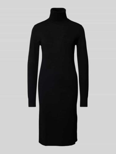 Calvin Klein Womenswear Knielanges Strickkleid aus Lanawolle in Black,...