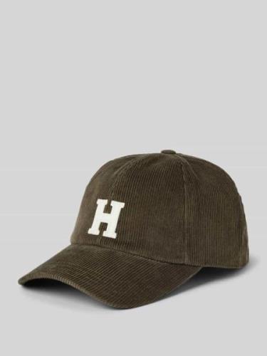 Hartford Basecap mit Logo-Stitching in Oliv, Größe One Size