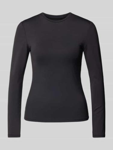 Only Longsleeve mit Rundhalsausschnitt Modell 'LEA' in Black, Größe M