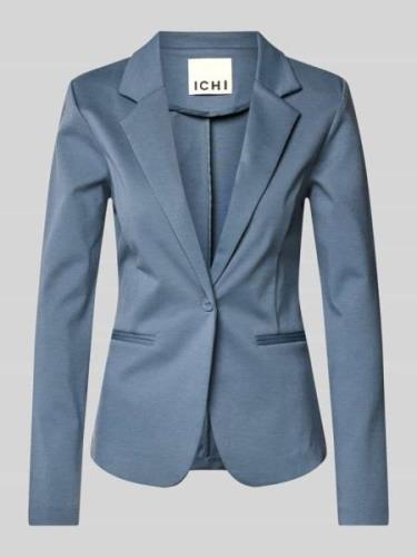 ICHI Blazer mit Reverskragen Modell 'KATE' in Rauchblau, Größe S