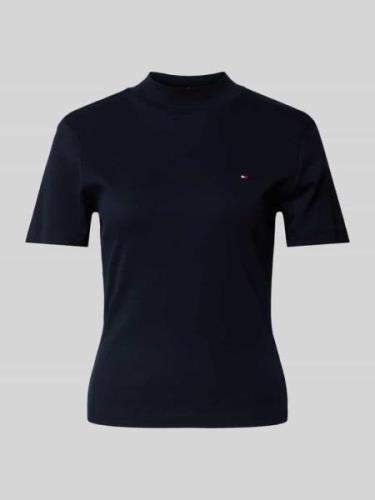 Tommy Hilfiger T-Shirt mit Label-Stitching Modell 'CODY' in Dunkelblau...