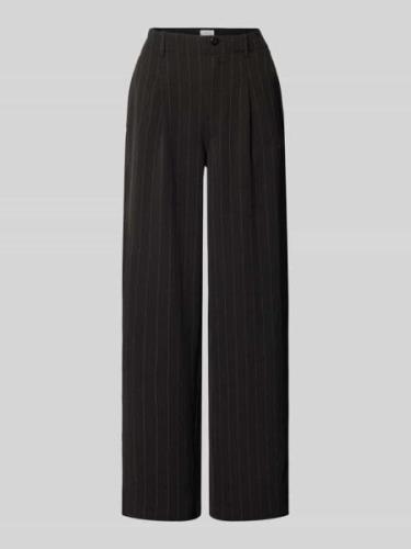 Calvin Klein Jeans Wide Leg Bundfaltenhose mit Nadelstreifen in Black,...