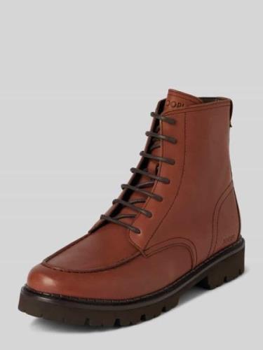 JOOP! SHOES Lederboots mit Label-Details Modell 'loreto hektor' in Cog...