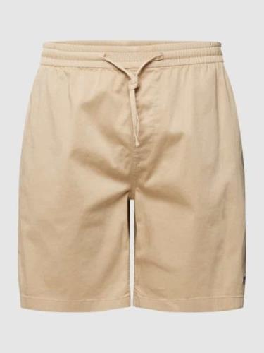 Gant Sweatshorts mit Label-Patch in Beige, Größe XL