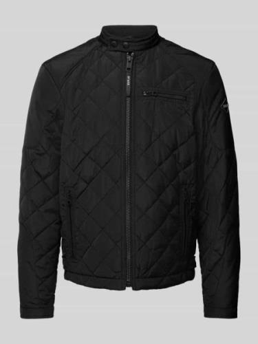 Replay Jacke mit Reißverschlusstaschen in Black, Größe S