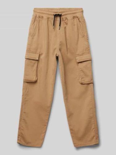 Blue Effect Cargohose mit Tunnelzug in Camel, Größe 164