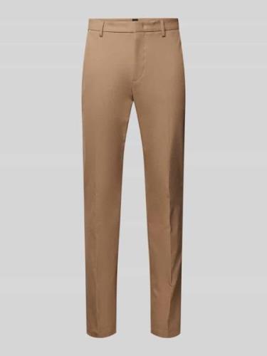 BOSS Slim Fit Hose Modell 'KAITO' in Beige, Größe 98