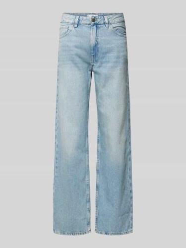 Mango Straight Leg Jeans im 5-Pocket-Design Modell 'MIAMI' in Jeansbla...