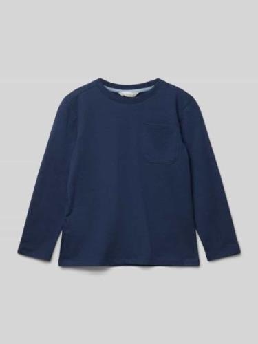 Mango Longsleeve mit Brusttasche in Marine, Größe 116