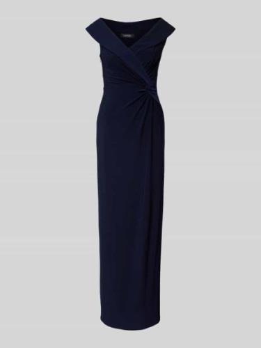 Lauren Ralph Lauren Abendkleid mit Knoten-Detail Modell 'LEONIDAS' in ...