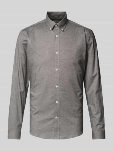 Lindbergh Slim Fit Freizeithemd mit Button-Down-Kragen Modell 'Oxford'...