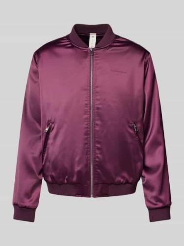 Baldessarini Bomberjacke mit Label-Print Modell 'Joko' in Bordeaux, Gr...