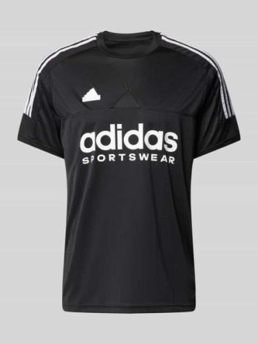 ADIDAS SPORTSWEAR T-Shirt mit Label-Print Modell 'TIRO' in Black, Größ...