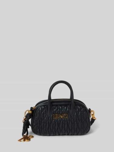 Liu Jo White Handtasche mit Label-Applikation Modell 'Betulla' in Blac...