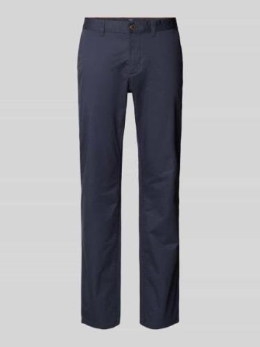 MCNEAL Slim Fit Chino mit Gesäßtaschen in Marine, Größe 48