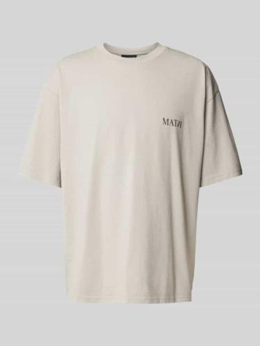 Review X MATW T-Shirt mit Label-Print - MATW X Review in Mittelgrau, G...