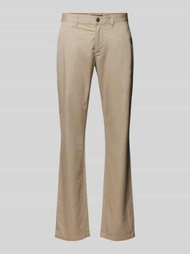 MCNEAL Slim Fit Chino mit Gesäßtaschen in Beige, Größe 54