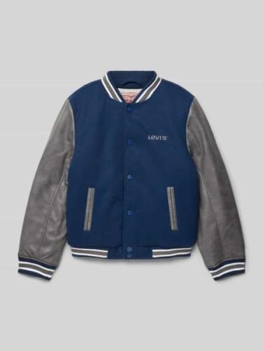 Levi’s® Kids College-Jacke mit Label-Detail in Marine, Größe 140