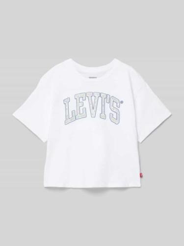 Levi’s® Kids T-Shirt mit Logo-Print in Weiss, Größe 140