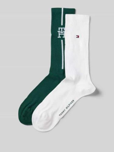 Tommy Hilfiger Socken mit elastischem Rippenbündchen im 2er-Pack in Du...