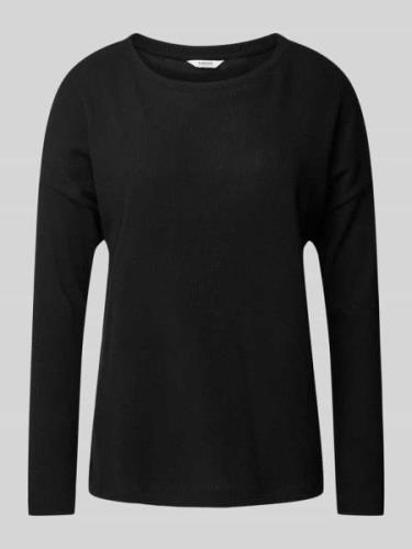 B.Young Strickpullover mit Strukturmuster Modell 'Punti' in Black, Grö...