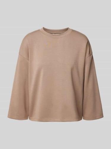 B.Young Sweatshirt mit Rundhalsausschnitt Modell 'BYTullas' in Beige, ...