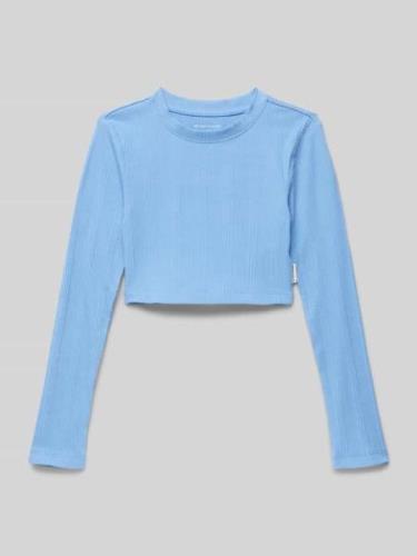 Tom Tailor Longsleeve mit Rundhalsausschnitt in Bleu, Größe 140