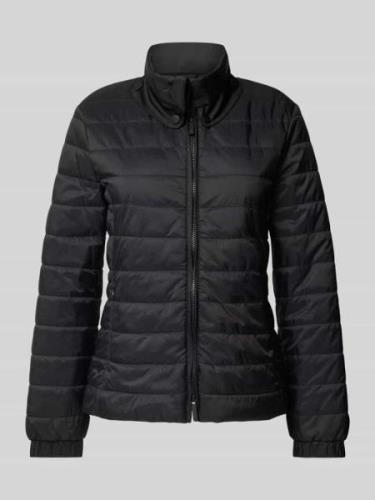 Emporio Armani Steppjacke mit Umlegekragen in Black, Größe 36