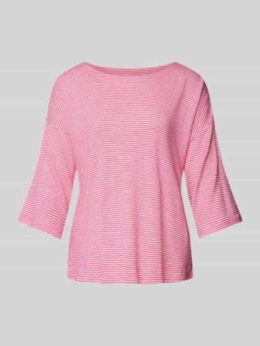 Fransa T-Shirt mit 3/4-Arm Modell 'cisco' in Pink, Größe S