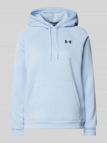 Under Armour Hoodie mit Logo-Print in Hellblau, Größe M