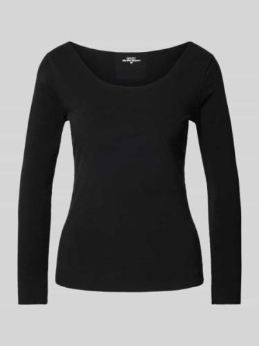 MAGIC Bodyfashion Longsleeve mit Rundhalsausschnitt in Black, Größe XL