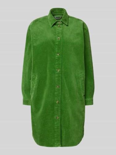 Jake*s Casual Knielanges Kleid mit Umlegekragen in Grass, Größe 40