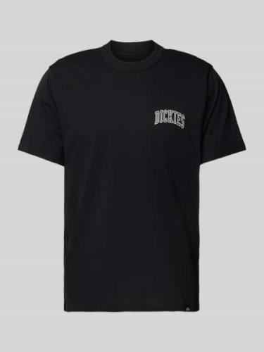 Dickies T-Shirt mit Label-Print Modell 'AITKIN' in Black, Größe L