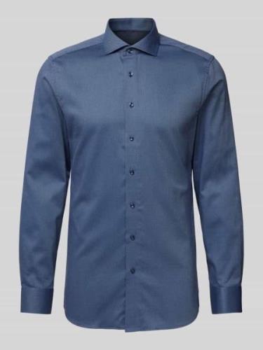 Eterna Slim Fit Business-Hemd mit Haifischkragen in Marine, Größe 42