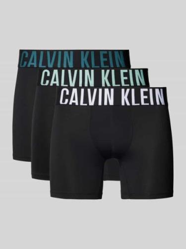 Calvin Klein Underwear Trunks mit Logo-Bund im 3er-Pack in Black, Größ...