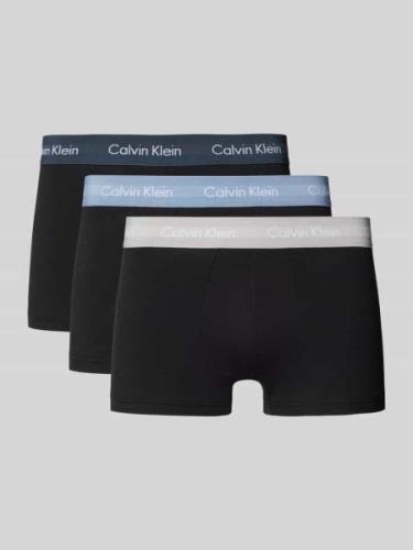 Calvin Klein Underwear Trunks mit Logo-Bund im 3er-Pack in Black, Größ...