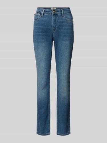 MAC Slim Fit Jeans im 5-Pocket-Design Modell 'California' in Blau, Grö...