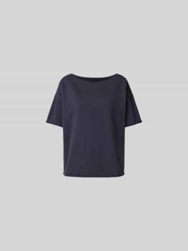 Juvia T-Shirt mit U-Boot-Ausschnitt in Marine, Größe L