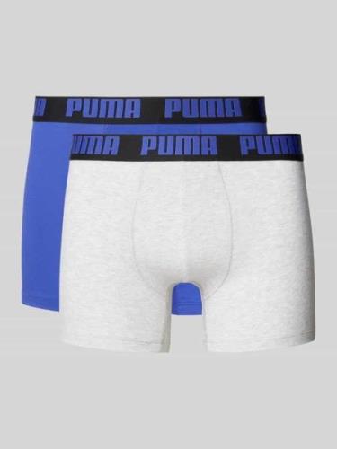 Puma Trunks mit Teilungsnähten im 2er-pack in Lila, Größe M