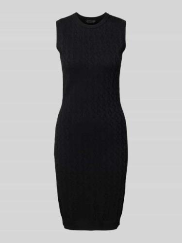 ARMANI EXCHANGE Strickkleid aus Viskose-Mix mit Rundhalsausschnitt in ...