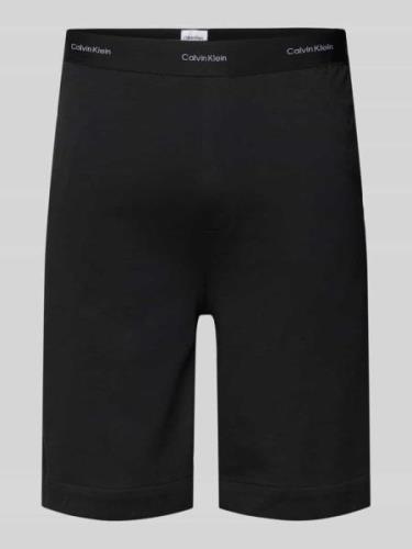 Calvin Klein Underwear Sweatshorts mit Label-Details in Black, Größe L